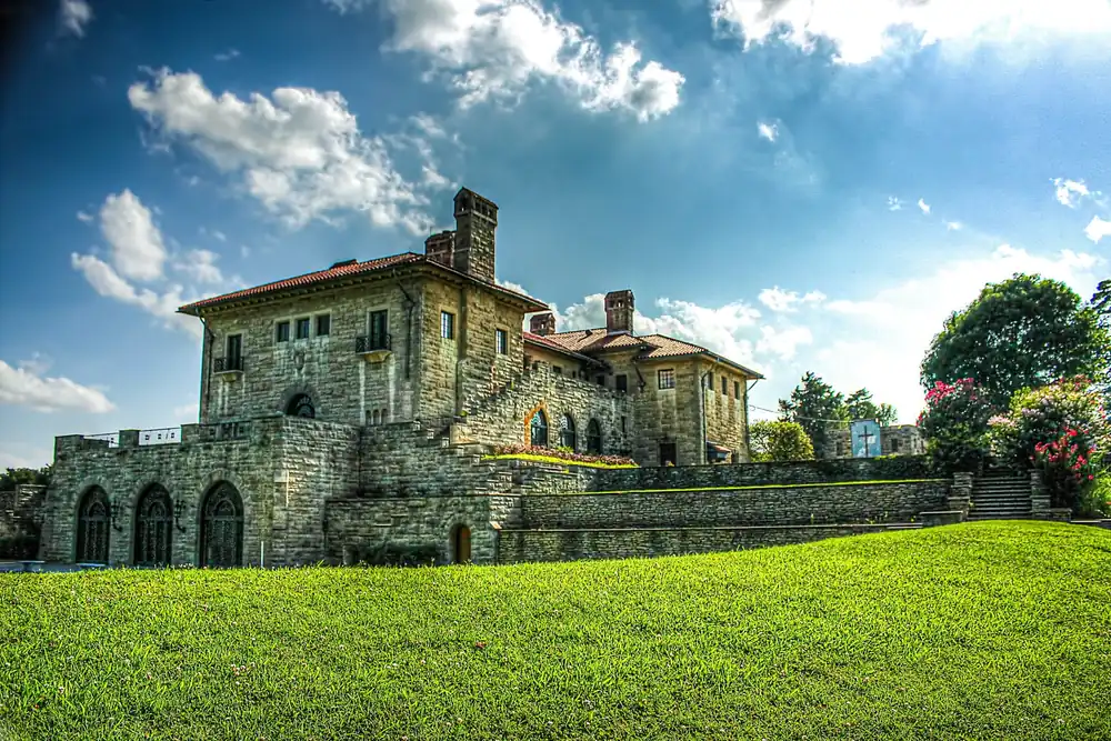 Marland Mansion exterior — the Palace on the Prairie in Ponca City, Oklahoma